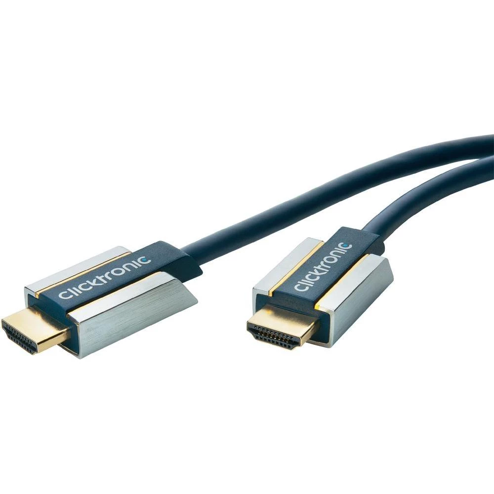 HDMI priključni kabel clicktronic [1x HDMI utikač <=> 1x HDMI utikač] 15 m plava slika