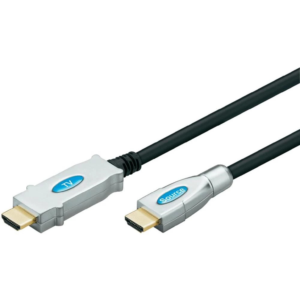 Aktivni HDMI priključni kabel Goobay [1x HDMI-utikač <=> 1x HDMI-utikač] 30m, cr slika