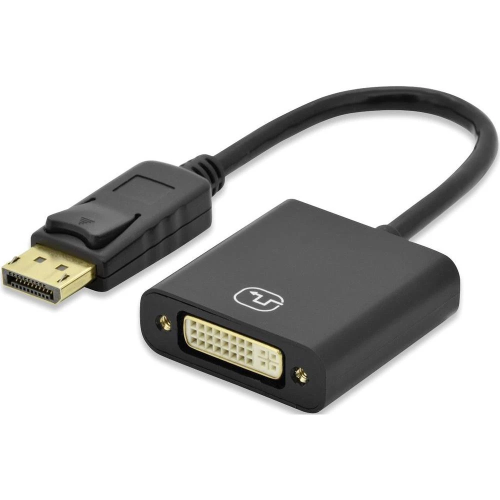 DisplayPort / DVI priključni kabel ednet [1x DisplayPort utikač <=> 1x DVI žensk slika