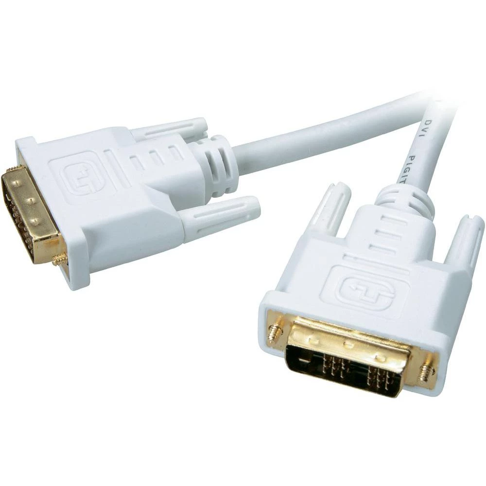 DVI-D priključni kabel SpeaKa Professional [1x DVI-utikač 18 + 1-pol. <=> 1x DVI slika
