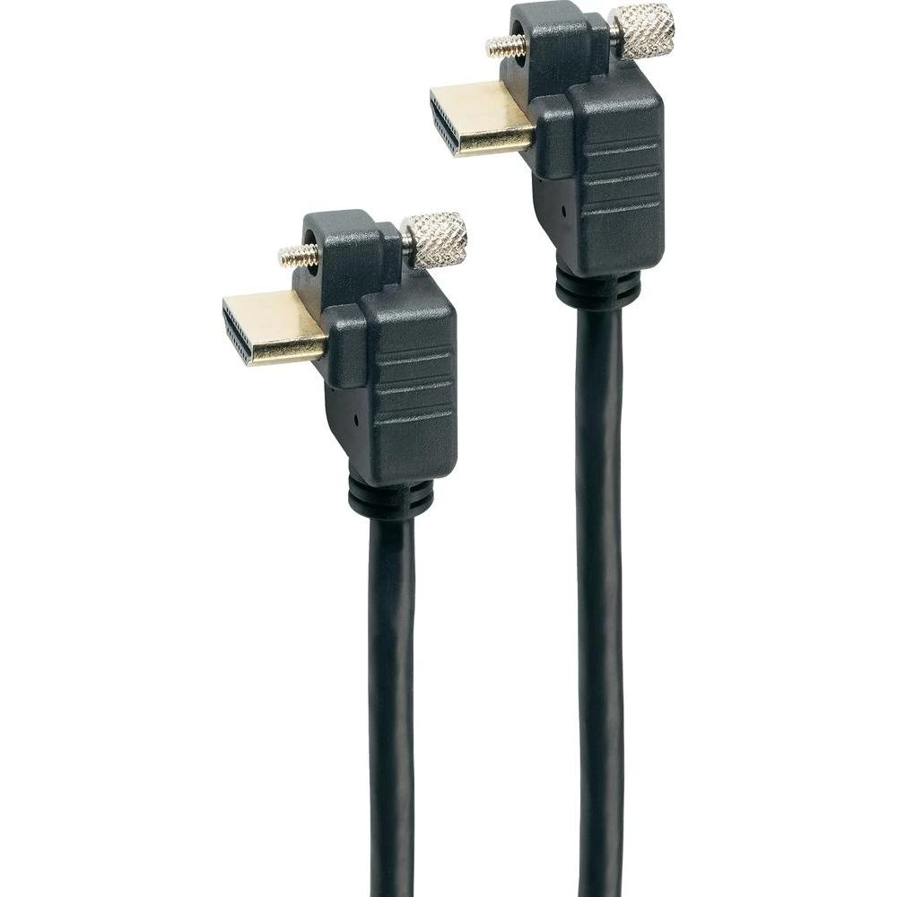 HDMI priključni kabel sa navojnim čepom SpeaKa Professional [1x HDMI-utikač <=> slika