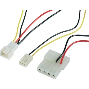 Priključni kabel za PC ventilator [1x utikač za PC ventilator 3pol. - 1x IDE str slika