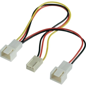 Y-kabel za PC ventilator [2x utikač za PC ventilator 3pol. - 1x utikač za PC ven slika