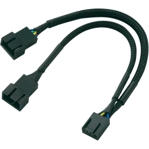 Y-kabel za PC ventilator [2x utikač za PC ventilator 4pol. - 1x utikač za PC ven slika