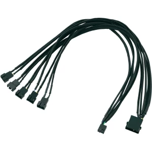 Y-kabel za PC ventilator [5x utikač za PC ventilator 4pol. - 1x utikač za PC ven slika