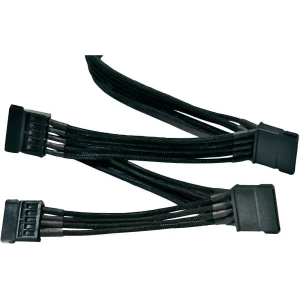 Strujni kabel [4x SATA strujni utikač 15pol. - 1x IDE strujni utikač 4pol.] 0.90 slika