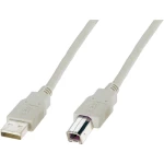 USB 2.0 priključni kabel [1x USB 2.0 utikač A - 1x USB 2.0 utikač B] 3 m bež Dig