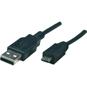 USB 2.0 priključni kabel [1x USB 2.0 utikač A - 1x USB 2.0 utikač Micro-B] 0.50 slika
