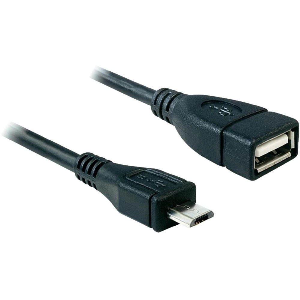 USB 2.0 priključni kabel [1x USB 2.0 utikač Micro-B - 1x USB 2.0 utikač A] 0.50 slika