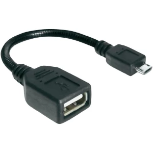 USB 2.0 priključni kabel [1x USB 2.0 utikač Micro-B - 1x USB 2.0 utikač A] 0.15 slika