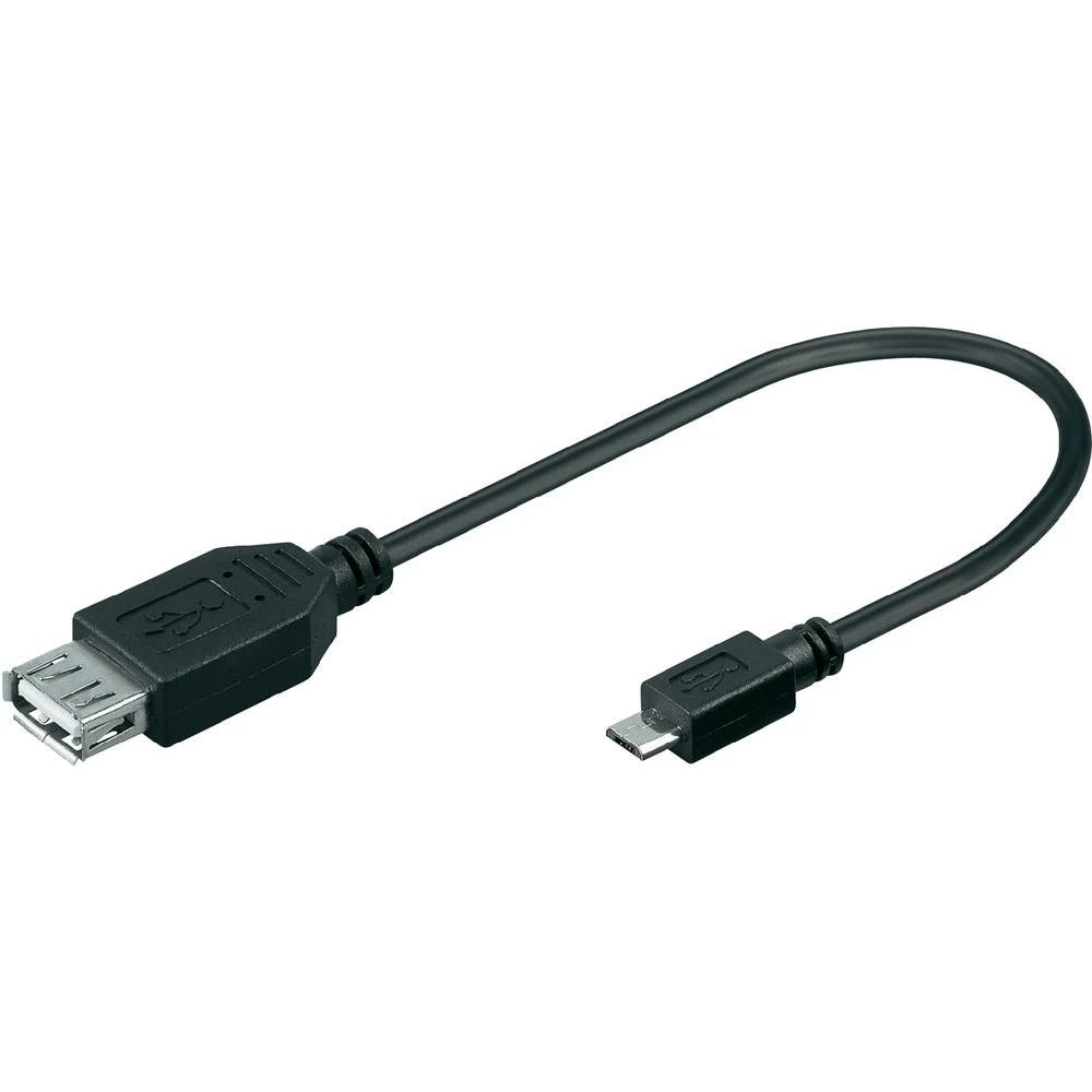 USB 2.0 priključni kabel [1x USB 2.0 utikač Micro-B - 1x USB 2.0 utikač A] 0.20 slika