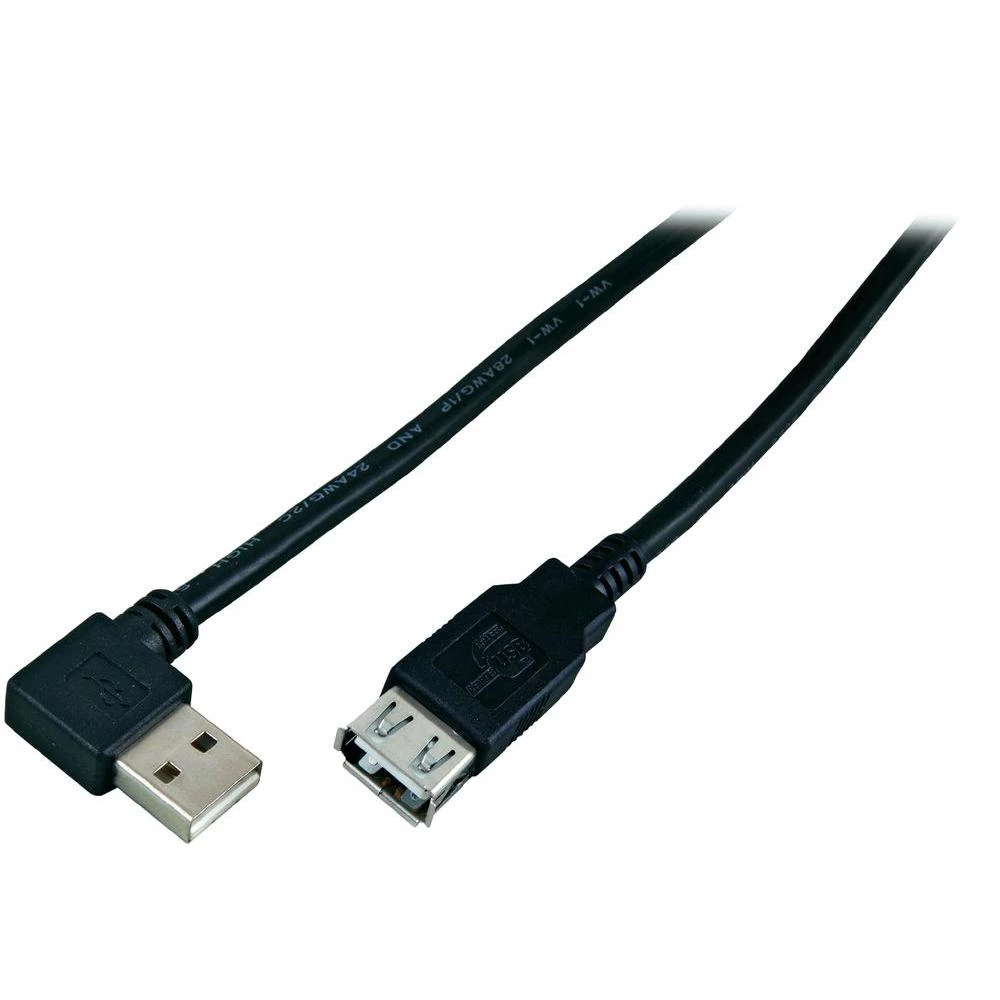 USB 2.0 produžni kabel [1x USB 2.0 utikač A - 1x USB 2.0 utikač A] 1.80 m crni slika