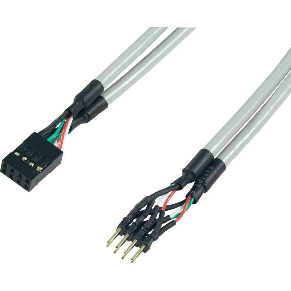 USB 2.0 produžni kabel [1x USB 2.0 utikač unutarnji 8pol. - 1x USB 2.0 utikač un slika