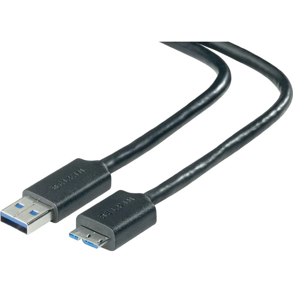 USB 3.0 priključni kabel [1x USB 3.0 utikač A - 1x USB 3.0 utikač Micro B] 0.90 slika
