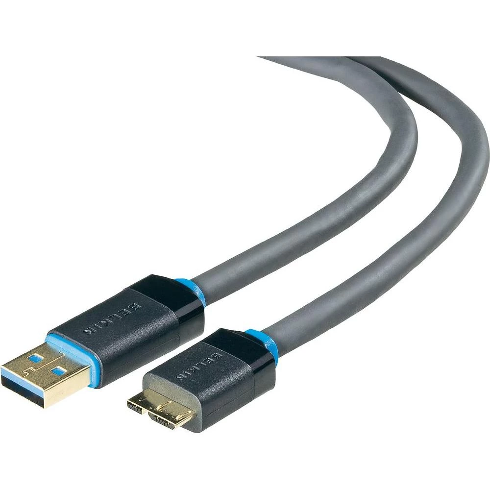USB 3.0 priključni kabel [1x USB 3.0 utikač A - 1x USB 3.0 utikač Micro B] 1.80 slika