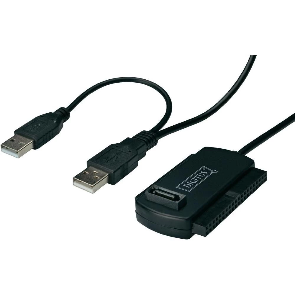 USB 2.0 priključni kabel [2x USB 2.0 utikač A - 1x SATA kombinirani utikač 7+15p slika