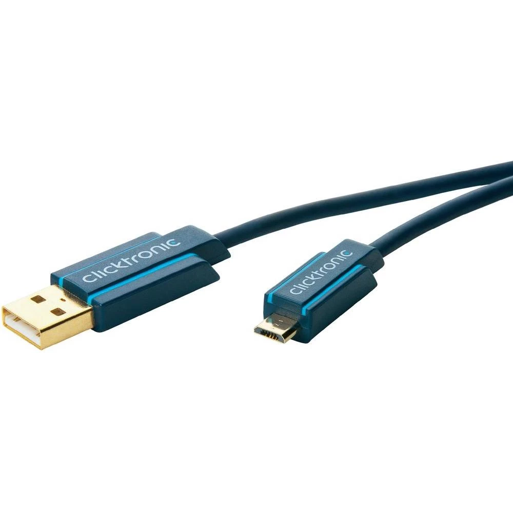 USB 2.0 priključni kabel [1x USB 2.0 utikač A - 1x USB 2.0 utikač Micro-B] 3 m p slika
