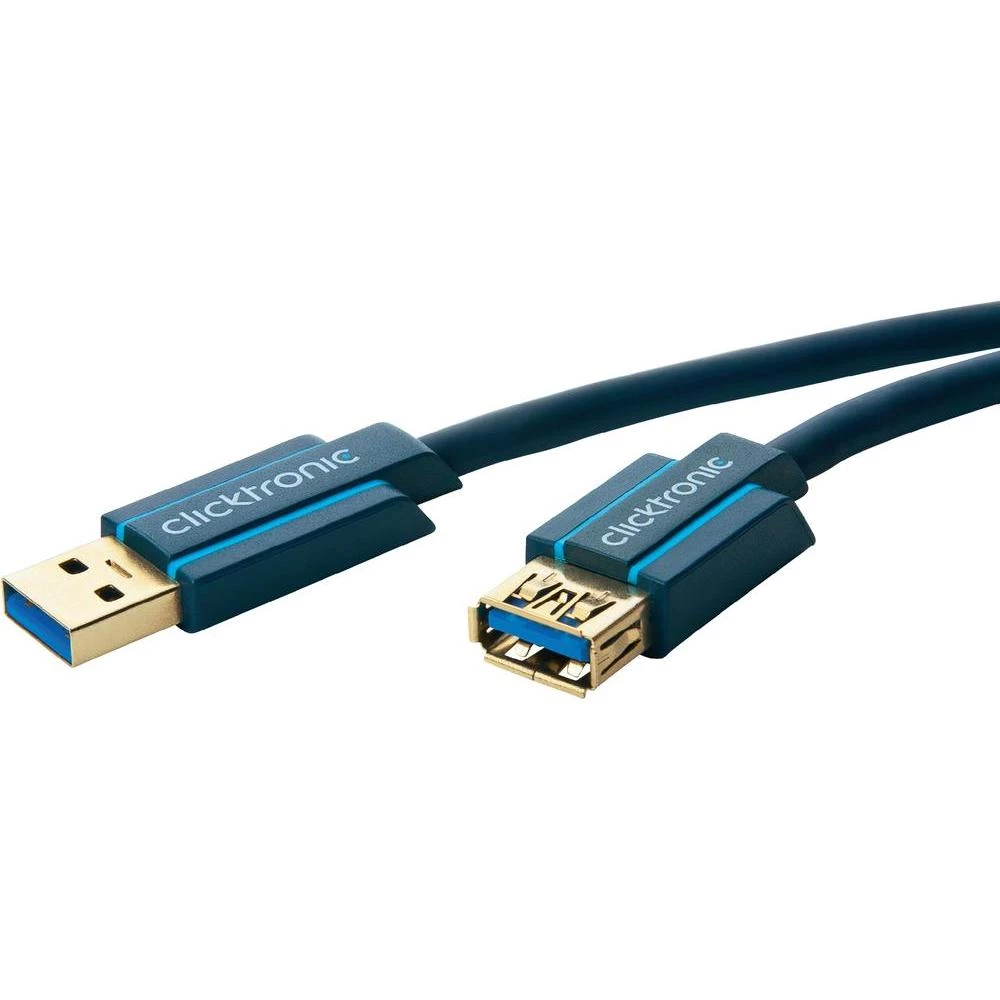 USB 3.0 produžni kabel [1x USB 3.0 utikač A - 1x USB 3.0 utikač A] 3 m plavi poz slika