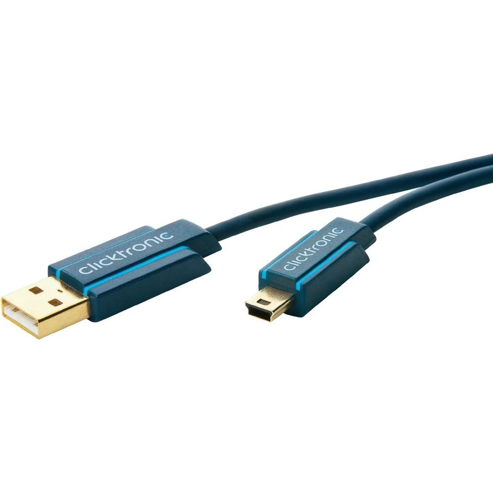 USB 2.0 priključni kabel [1x USB 2.0 utikač A - 1x USB 2.0 utikač Mini-B] 1 m pl slika
