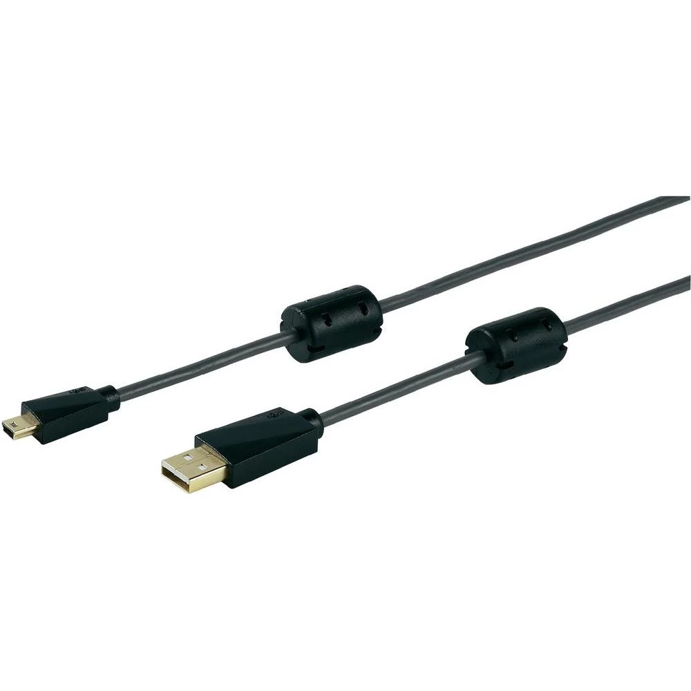 USB 2.0 priključni kabel [1x USB 2.0 utikač A - 1x USB 2.0 utikač Mini-B] 1.50 m slika