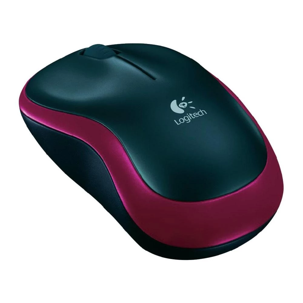 Radijski miš optički Logitech M185 bežični miš crveni 910-002240 slika
