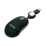 USB optički miš LogiLink ID0016 s poteznim kablom crni