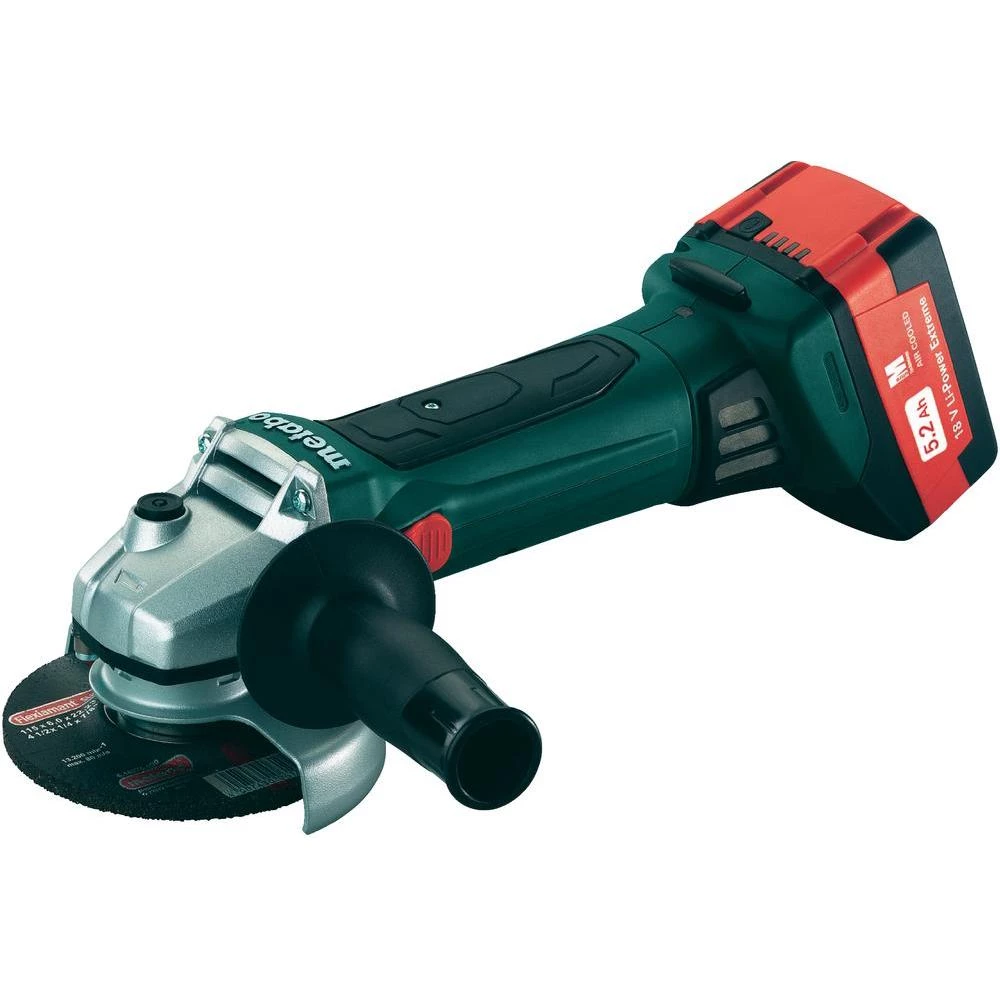 Kutna brusilica na bateriju W18 LTX 125 Metabo 18 V/2 x 5,2 Li-Ion baterija ploč slika