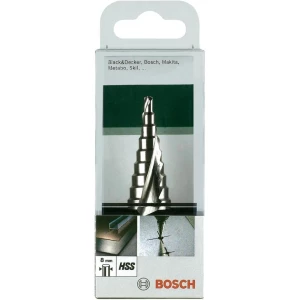 Stupnjevito svrdlo HSS 4 - 20 mm Bosch 2609255115 ukupna duljina 75 mm 3-površin slika