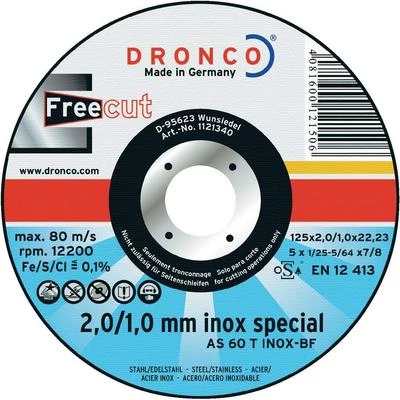 Rezna ploča AS 60 T za čelik FreeCut Dronco promjera 115 mm 1 kom. slika