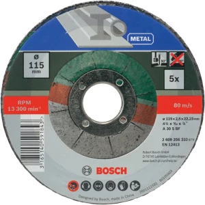 Set reznih ploča koljenastih 2609256332 za za metal Bosch promjera 115 mm 5 kom. slika