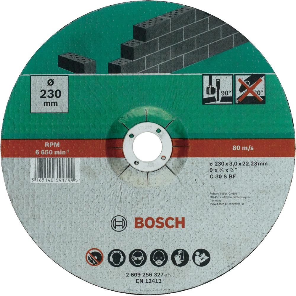 Rezna ploča koljenasta 2609256324 Stein Bosch promjera 115 mm 1 kom. slika