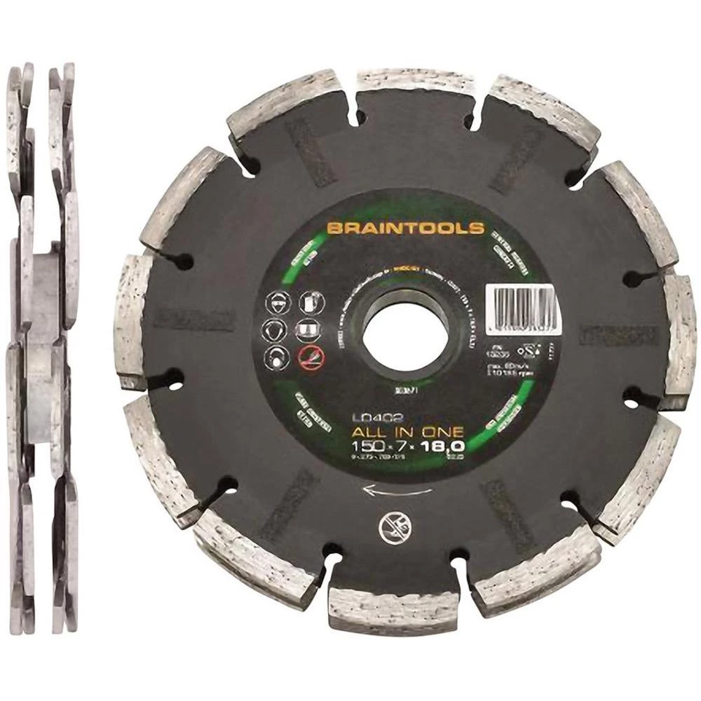 ALL IN ONE dijamantna rezna ploča LD402 150 x 7 x 18 x 22,23 mm Rhodius 303671 p slika