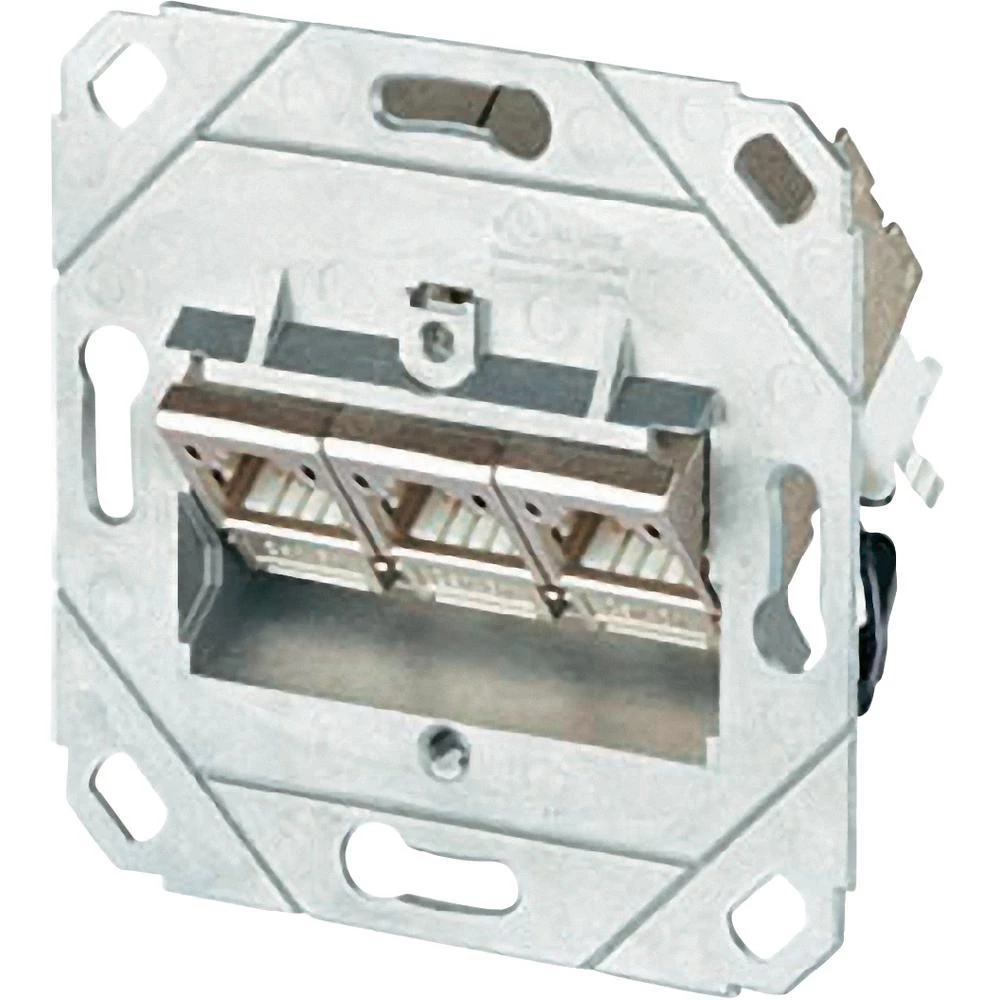 Ugradbena mrežna utičnica CAT 6A BTR Netcom 3-portna slika