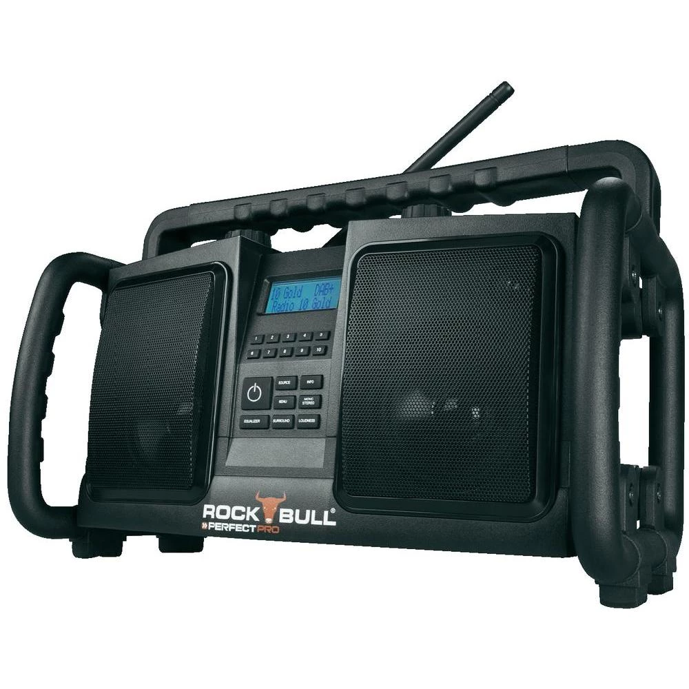DAB+ radio Rockbull PerfectPro radio za gradilište, zaštićen od prskanja, zaštić slika