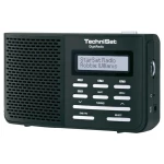 DAB+ radio DigitRadio 210 TechniSat, putni radio crna