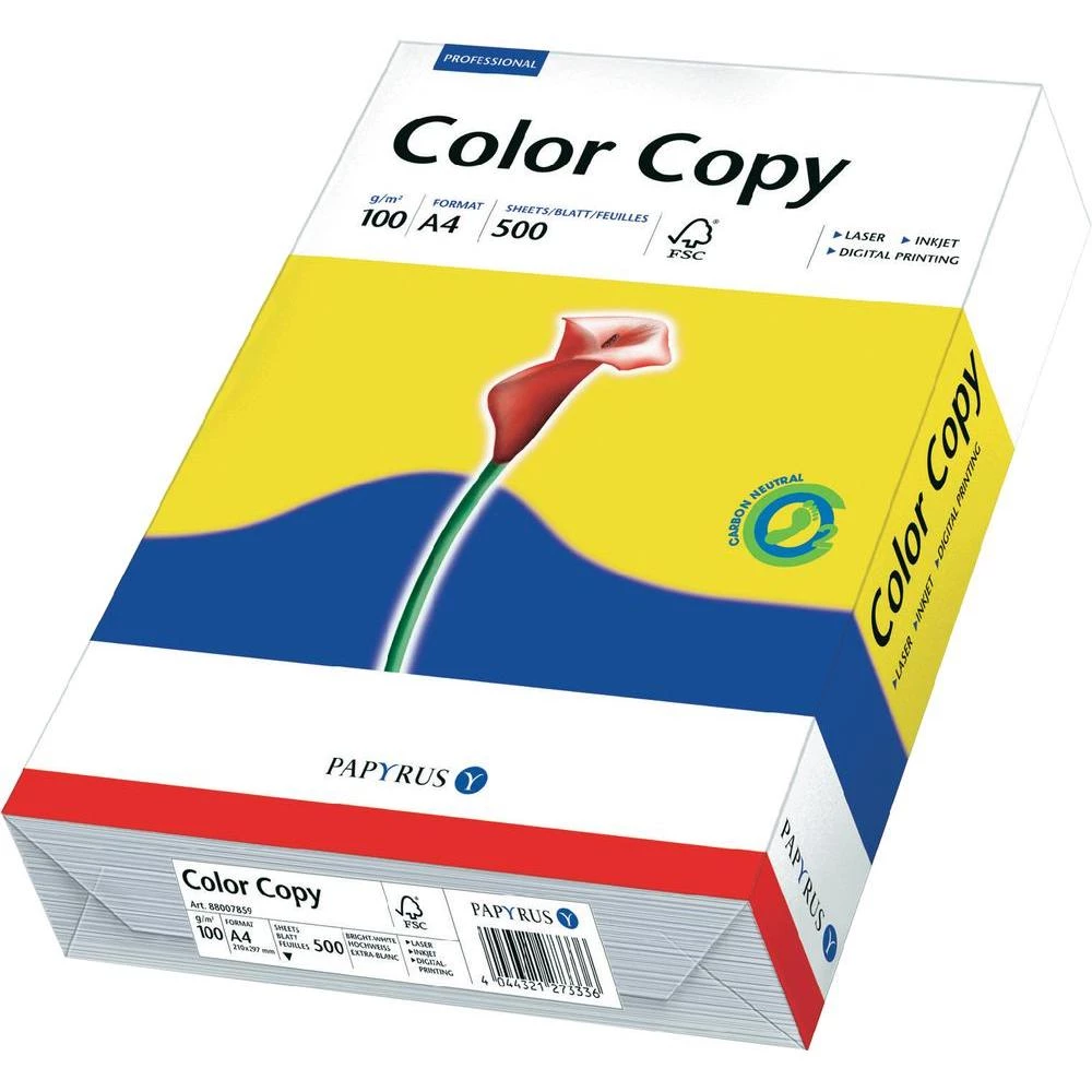 Papyrus Color Copy papir za laserske pisače 88007859 DIN A4 100 g/m 500 listova slika