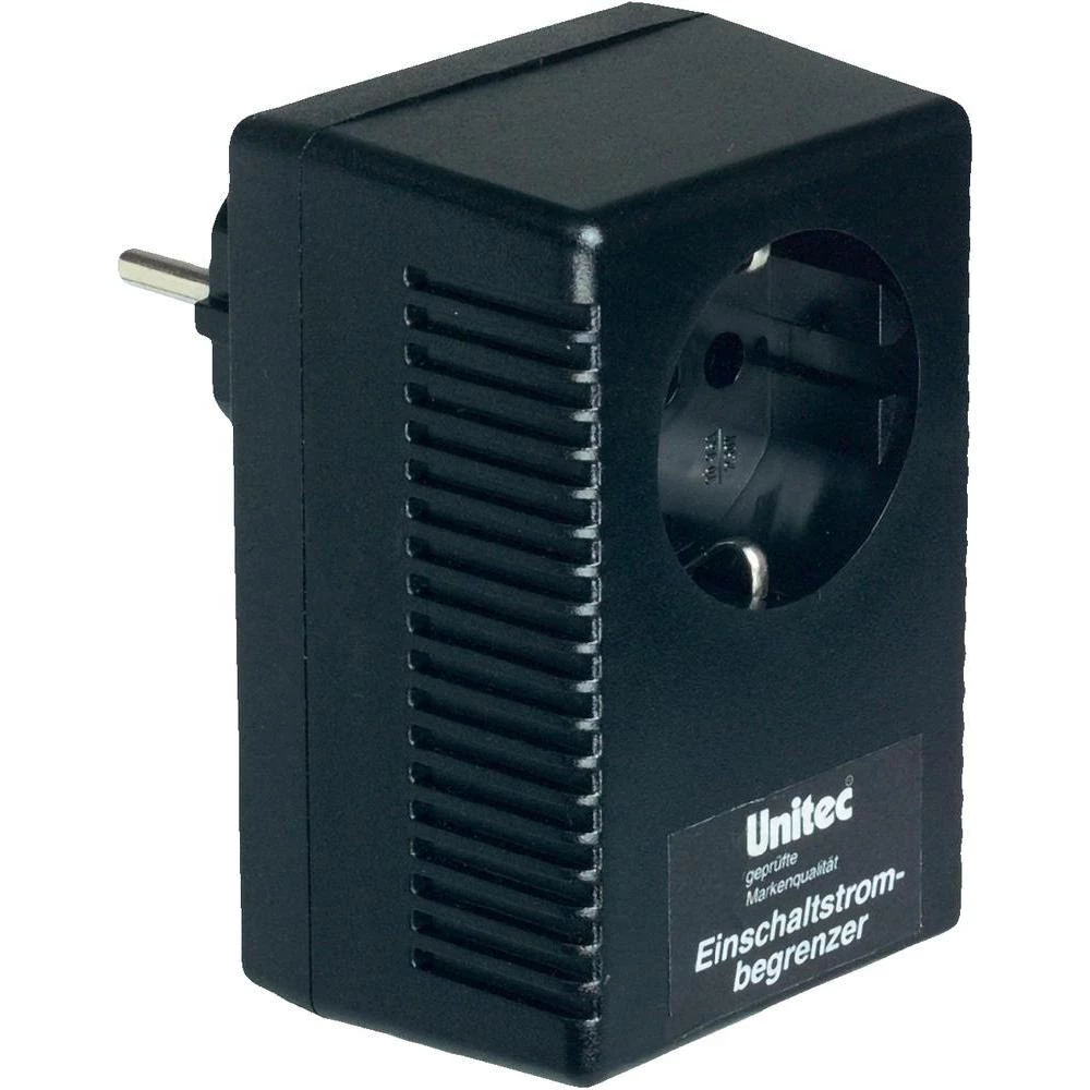 Graničnik udarne struje Unitec 41748, crne boje slika