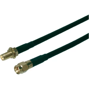 WLAN-antena-produžni kabel [1x RP-SMA-priklj. - 1x RP-SMA-utičnica] 10 m crni po slika
