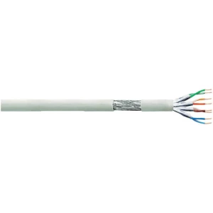 Mrežni kabel CAT 6 S/FTP 4 x 2 x AWG 27 sivi 305 m LogiLink CP2305S slika