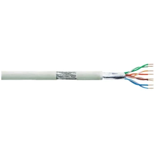 Mrežni kabel CAT 5e SF/UTP 4 x 2 x AWG 26/7 sivi 100 m LogiLink CPV0017 slika