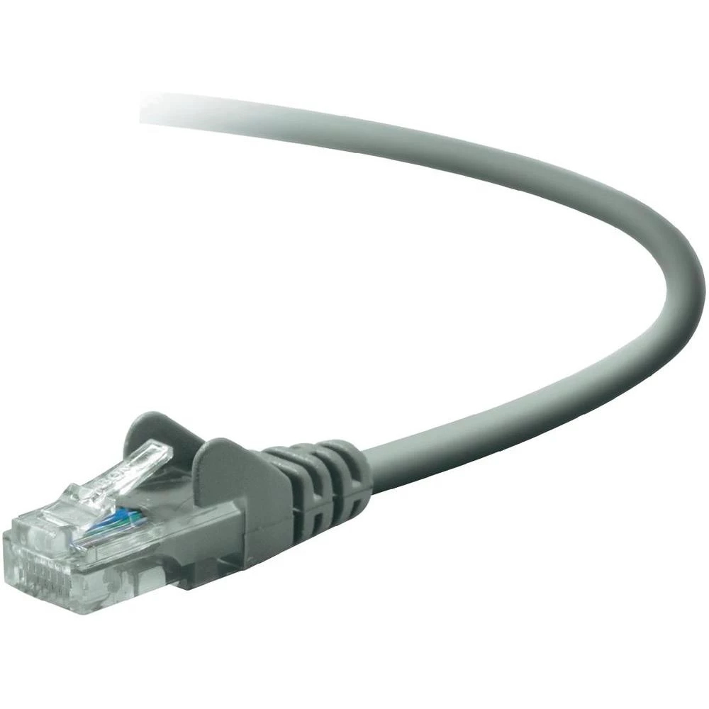 RJ45 mrežni kabel CAT 5e U/UTP [1x RJ45 utikač - 1x RJ45 utikač] 30 m sivi zašti slika