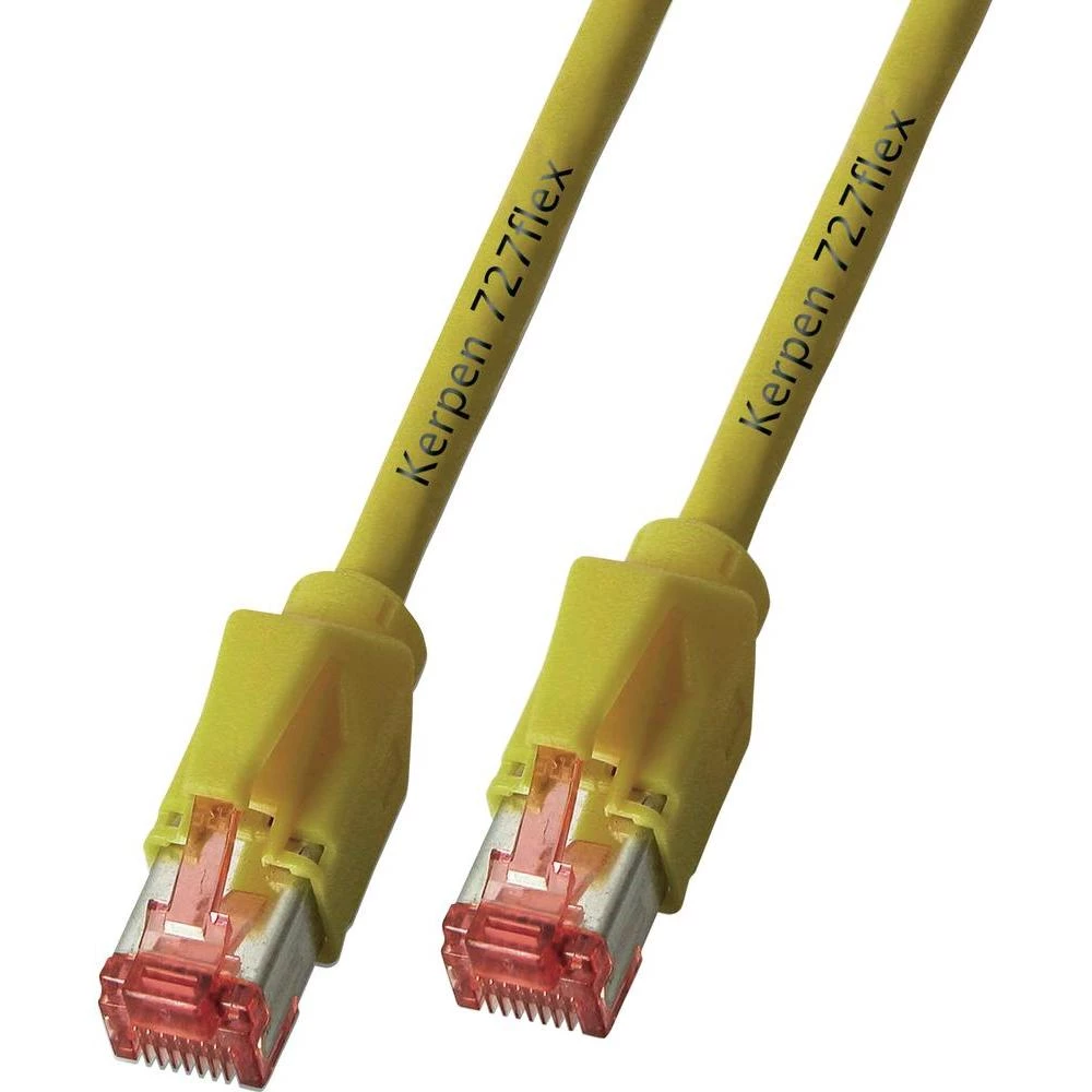 RJ45 mrežni kabel CAT 6 S/FTP [1x RJ45 utikač - 1x RJ45 utikač] 0.50 m žuti neza slika