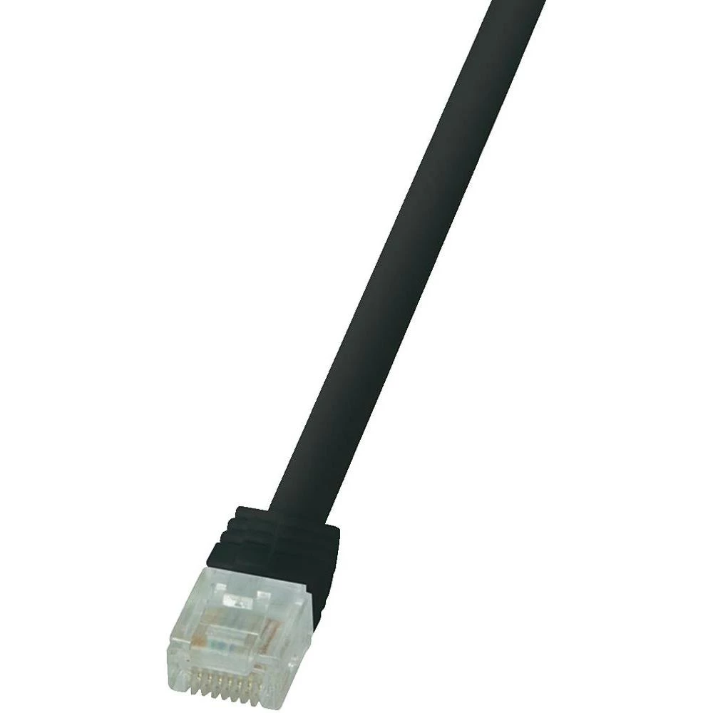 RJ45 mrežni kabel CAT 6 U/UTP [1x RJ45 utikač - 1x RJ45 utikač] 15 m crni LogiLi slika