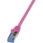 RJ45 mrežni kabel CAT 6A S/FTP [1x RJ45 utikač - 1x RJ45 utikač] 5 m ružičasti n