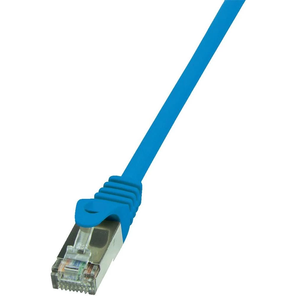 RJ45 mrežni kabel CAT 5e SF/UTP [1x RJ45 utikač - 1x RJ45 utikač] 2 m plavi zašt slika