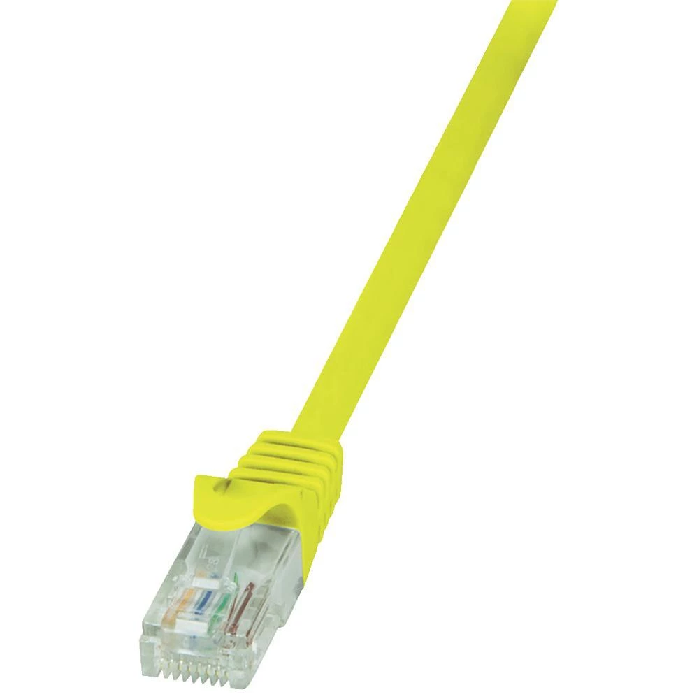RJ45 mrežni kabel CAT 5e U/UTP [1x RJ45 utikač - 1x RJ45 utikač] 5 m žuti zaštić slika
