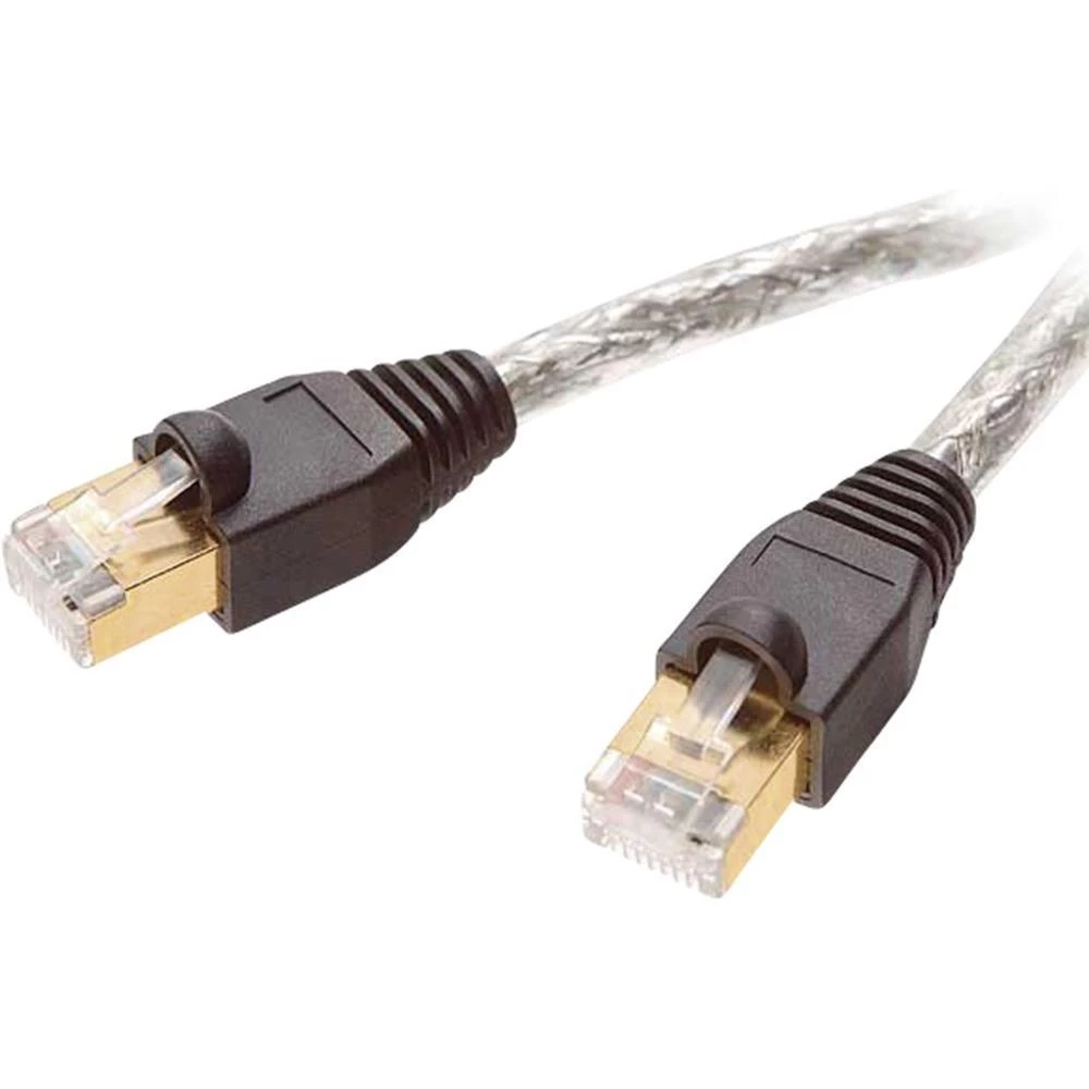 RJ45 mrežni kabel CAT 6 S/FTP Vivanco [1x RJ45 utikač - 1x RJ45 utikač] 2 m proz slika