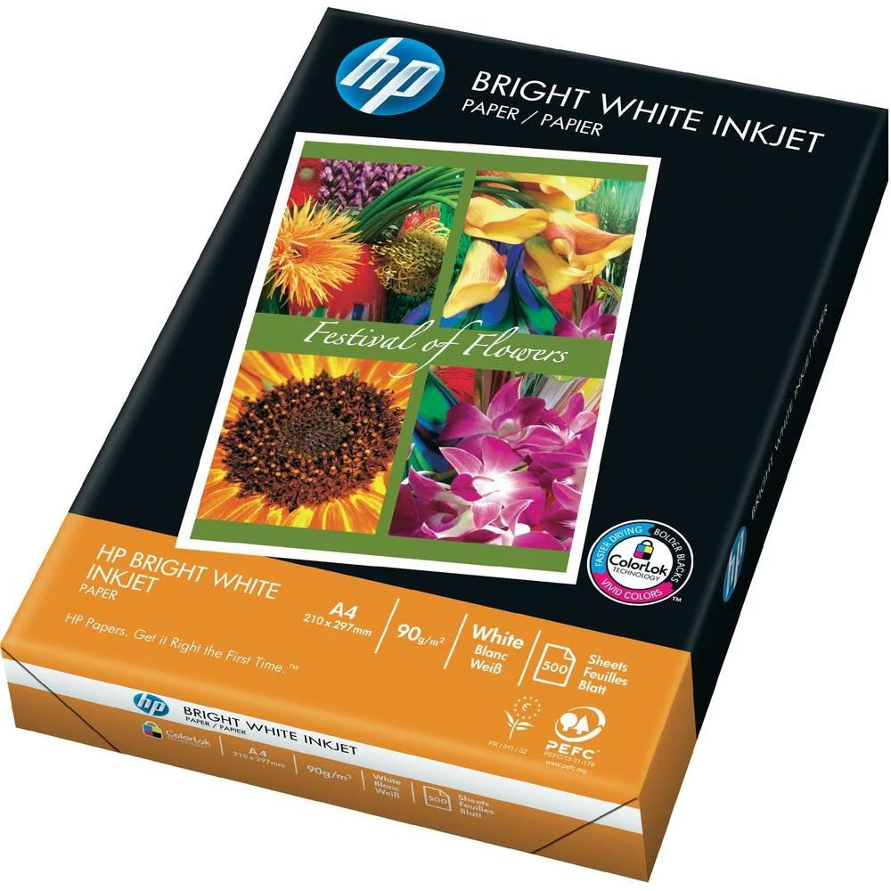 HP Bright White Inkjet papir za tintne pisače C1825A DIN A4 90 g/m 500 listova b slika