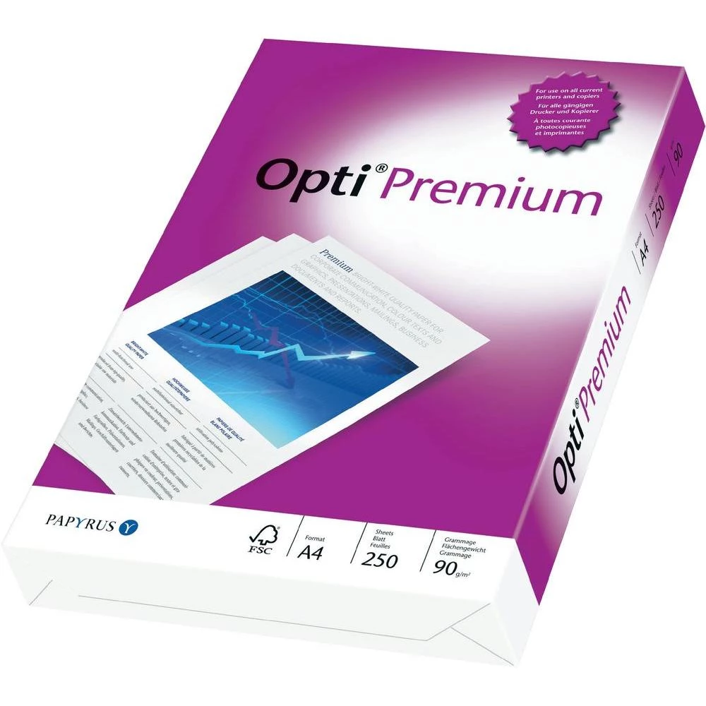 Papyrus OPTI® Premium univerzalni papir za pisače 88081820 DIN A4 100 g/m 250 li slika