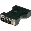 DVI/VGA adapter Digitus [1x DVI-utikač 24+5pol. <=> 1x VGA-utičnica] crn, AK-320 slika